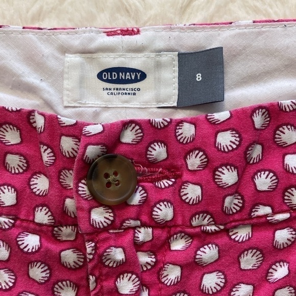 Old Navy 3" shorts with seashell print 100% COTTON - Picture 5 of 6